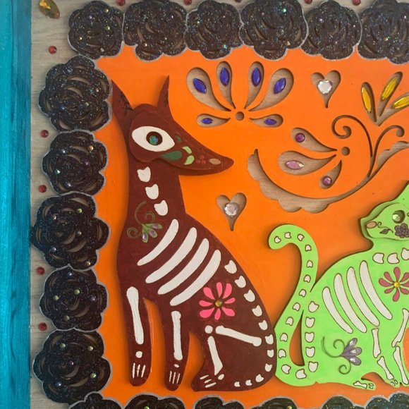 ⭐️#463 Hand Painted Wooden Halloween Sign - Picture 2 of 14